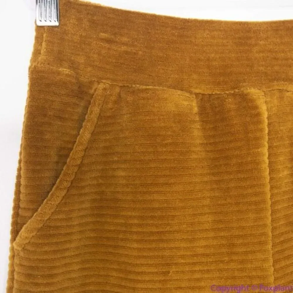 NEW Madewell Velour‎ Corduroy Relaxed Sweatpants, XS